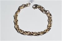 Armband Soprana Gioielleria Herr in Gelbgold OG ELEMENTI OVALI UOMO - OG ELEMENTI OVALI UOMO